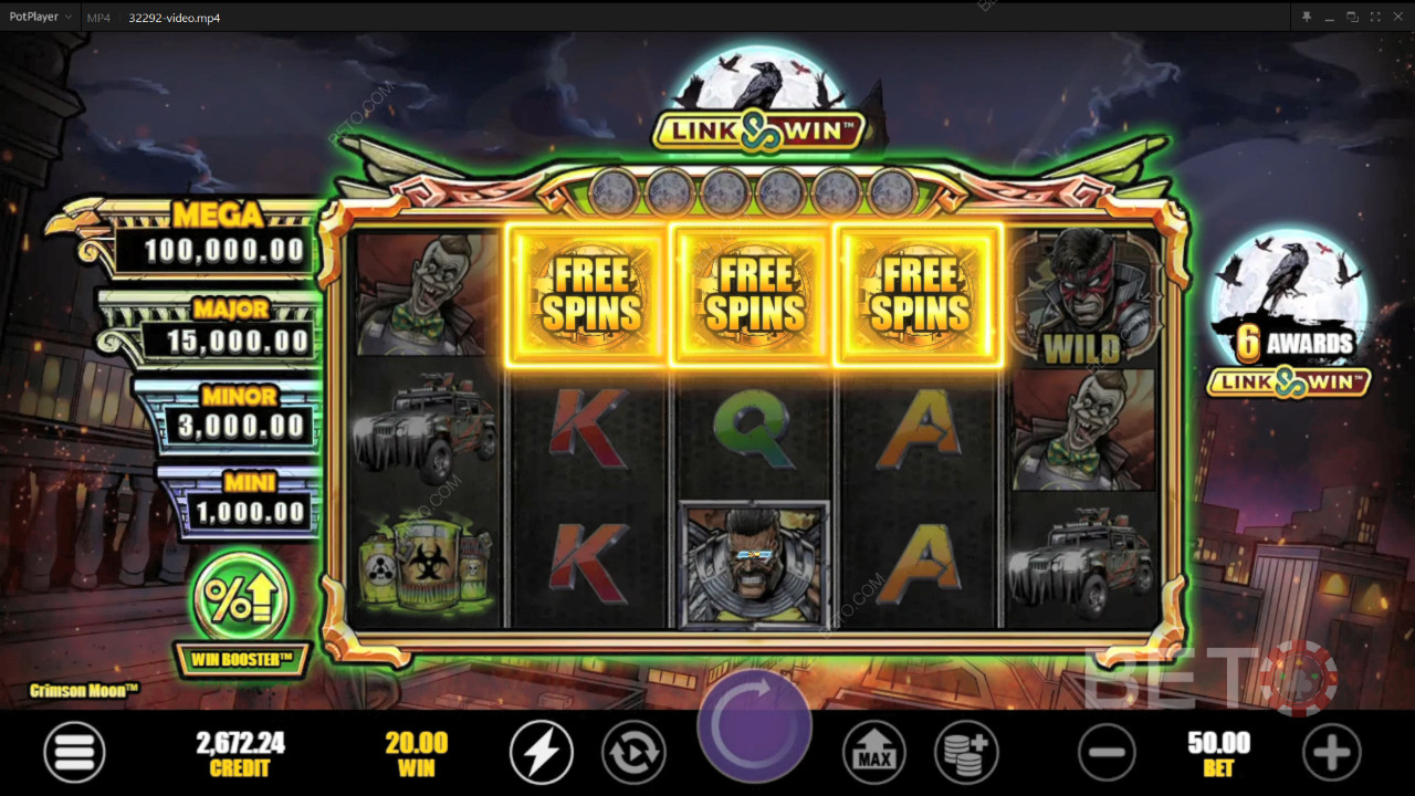 Crimson Moon anmeldelse fra BETO Slots