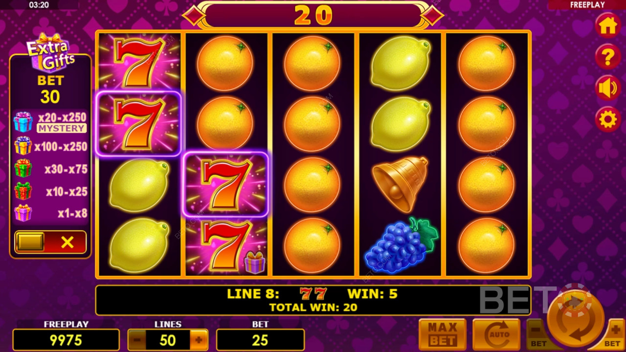 Sådan spiller du Lucky Joker 100 Extra Gifts fra Amatic
