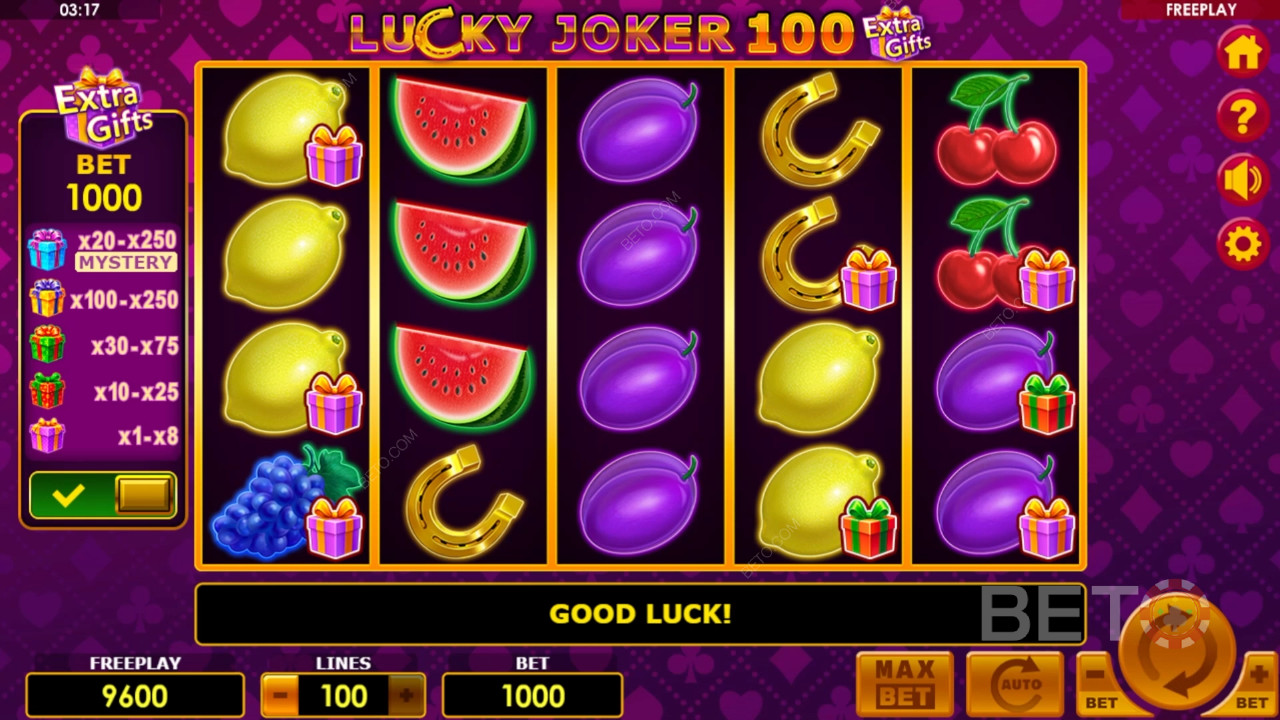 Lucky Joker 100 Extra Gifts Spil For sjov