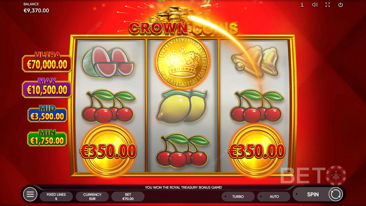 Anmeldelse af Crown Coins hos BETO