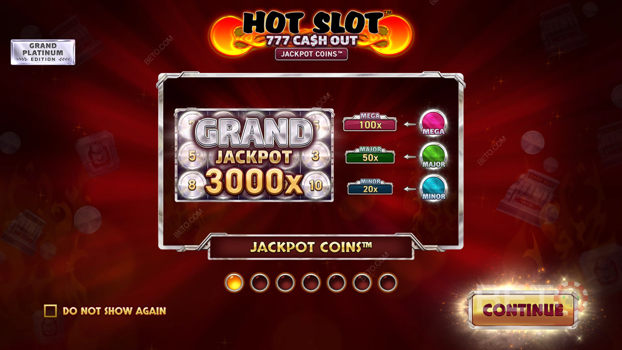 Bonusfunktioner Forklaret i Hot Slot: 777 Cash Out Grand Platinum Edition fra Wazdan