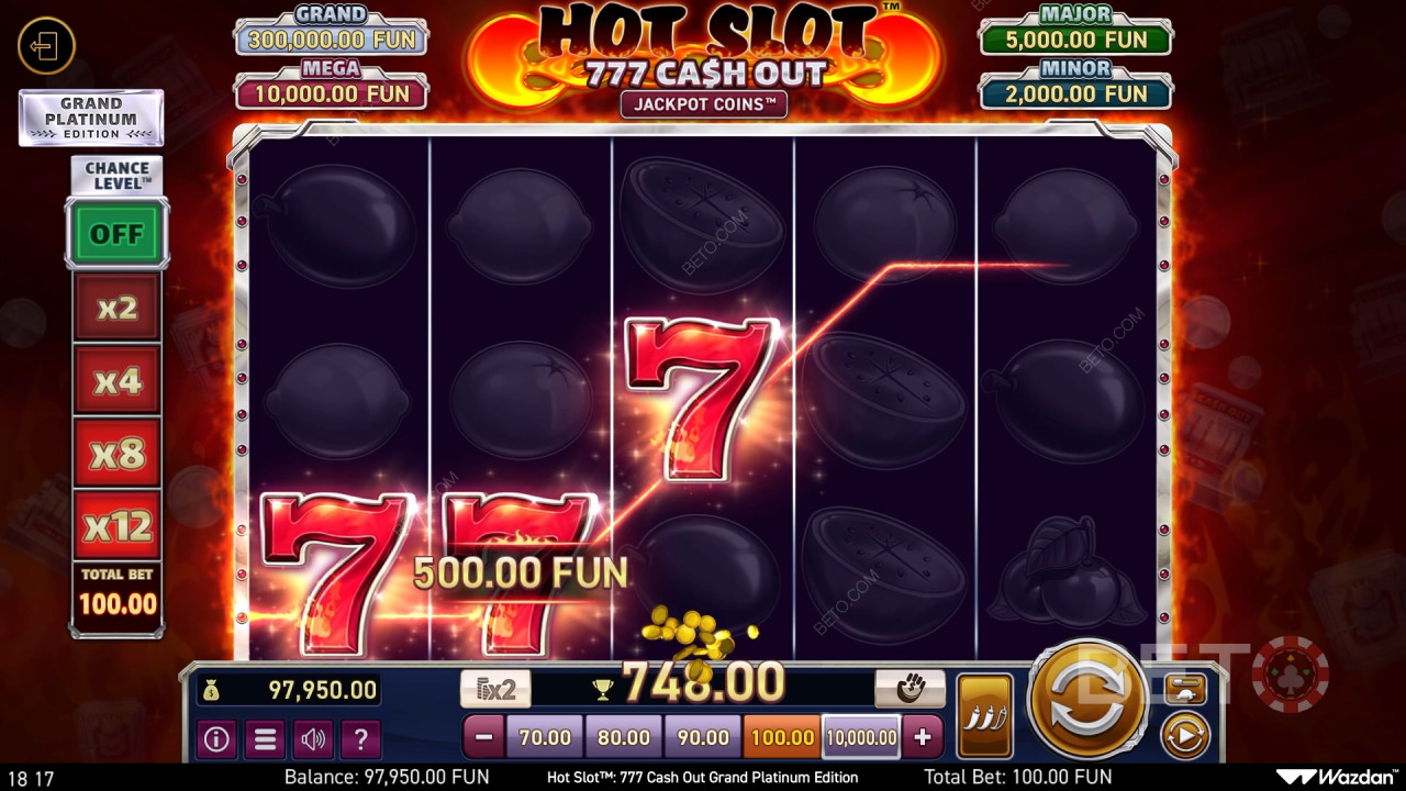 Hot Slot: 777 Cash Out Grand Platinum Edition Anmeldelse fra BETO