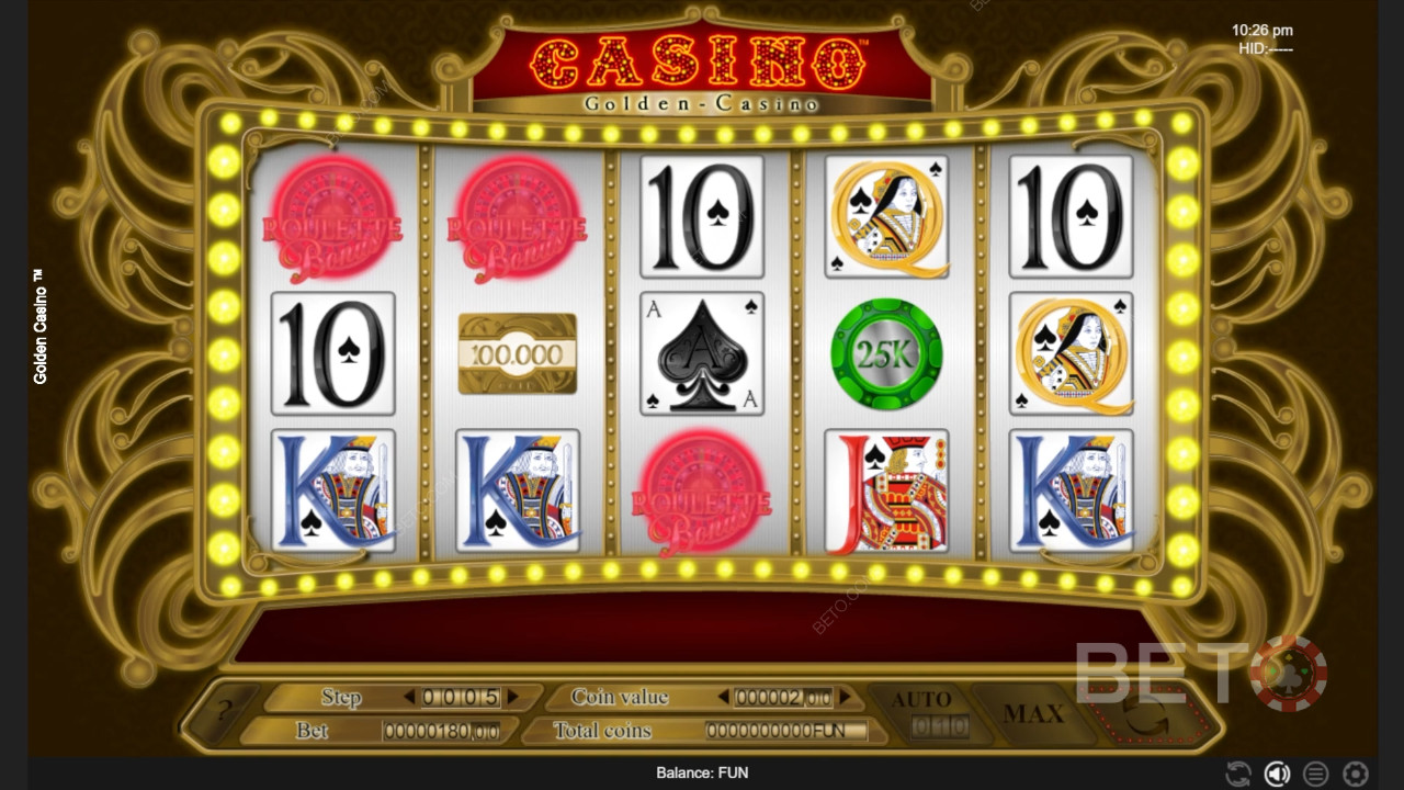 Anmeldelse af Golden Casino på BETO Spilleautomater