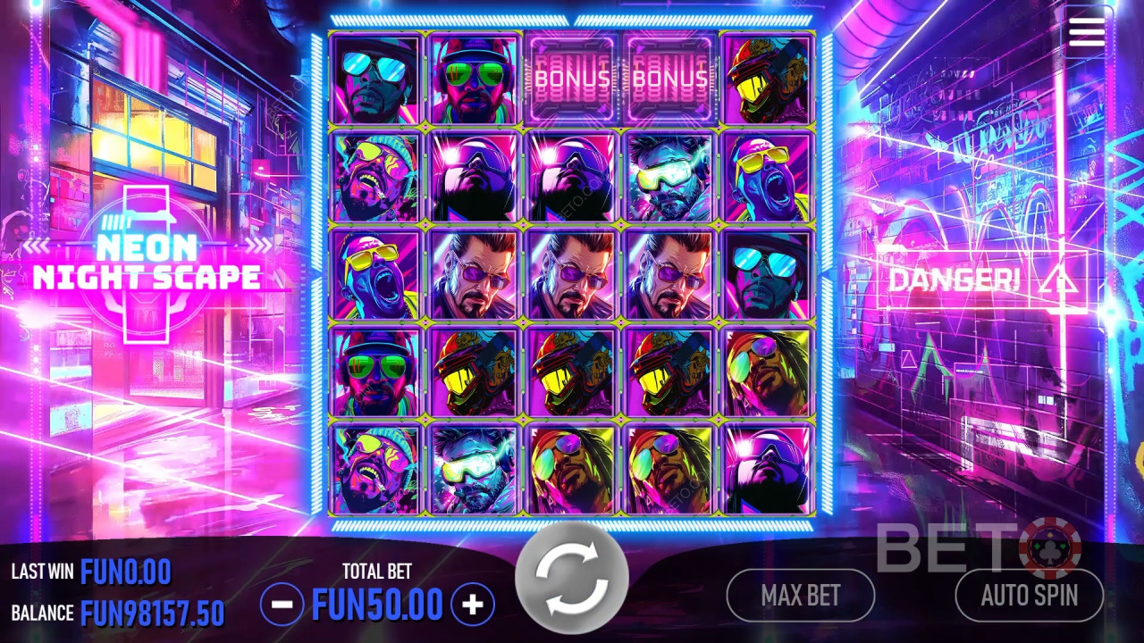 Neon Night Scape: Anmeldelse fra BETO