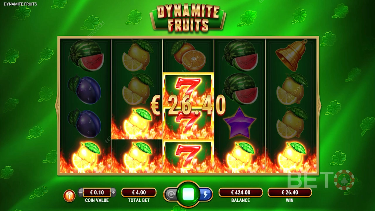 Flotte gevinster i Dynamite Fruits