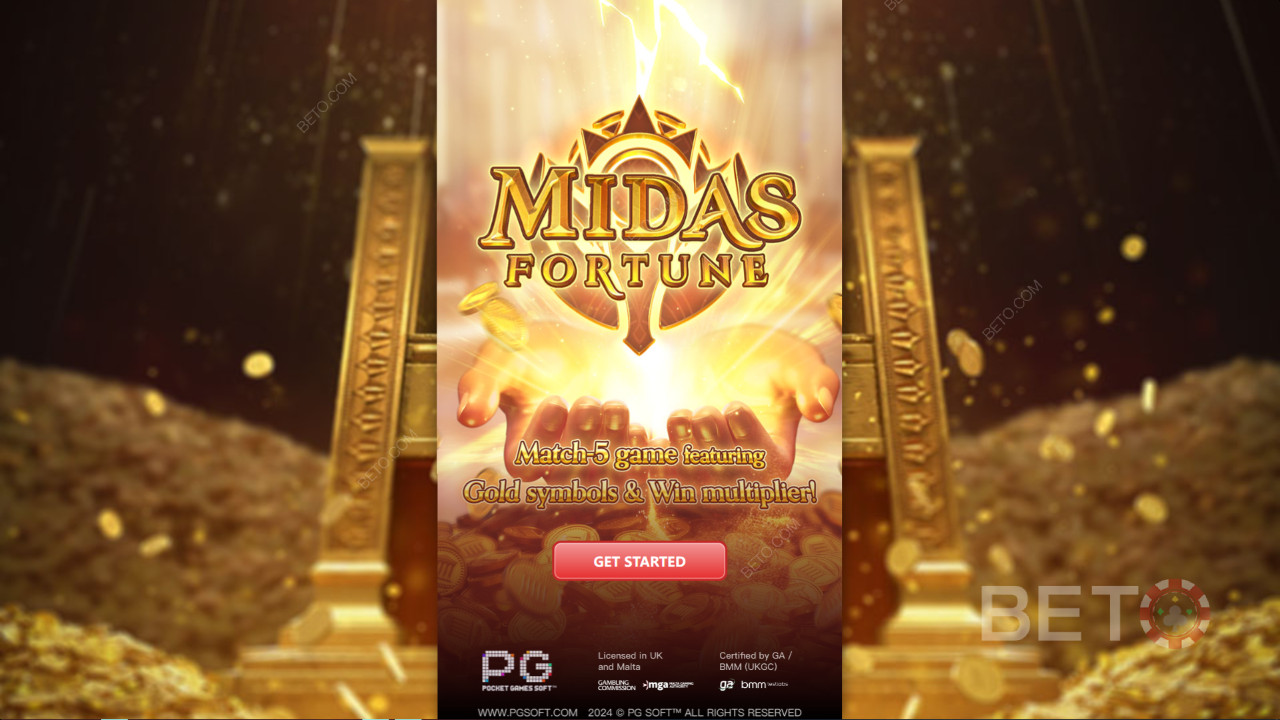 Sådan spiller du Midas Fortune fra PG Soft