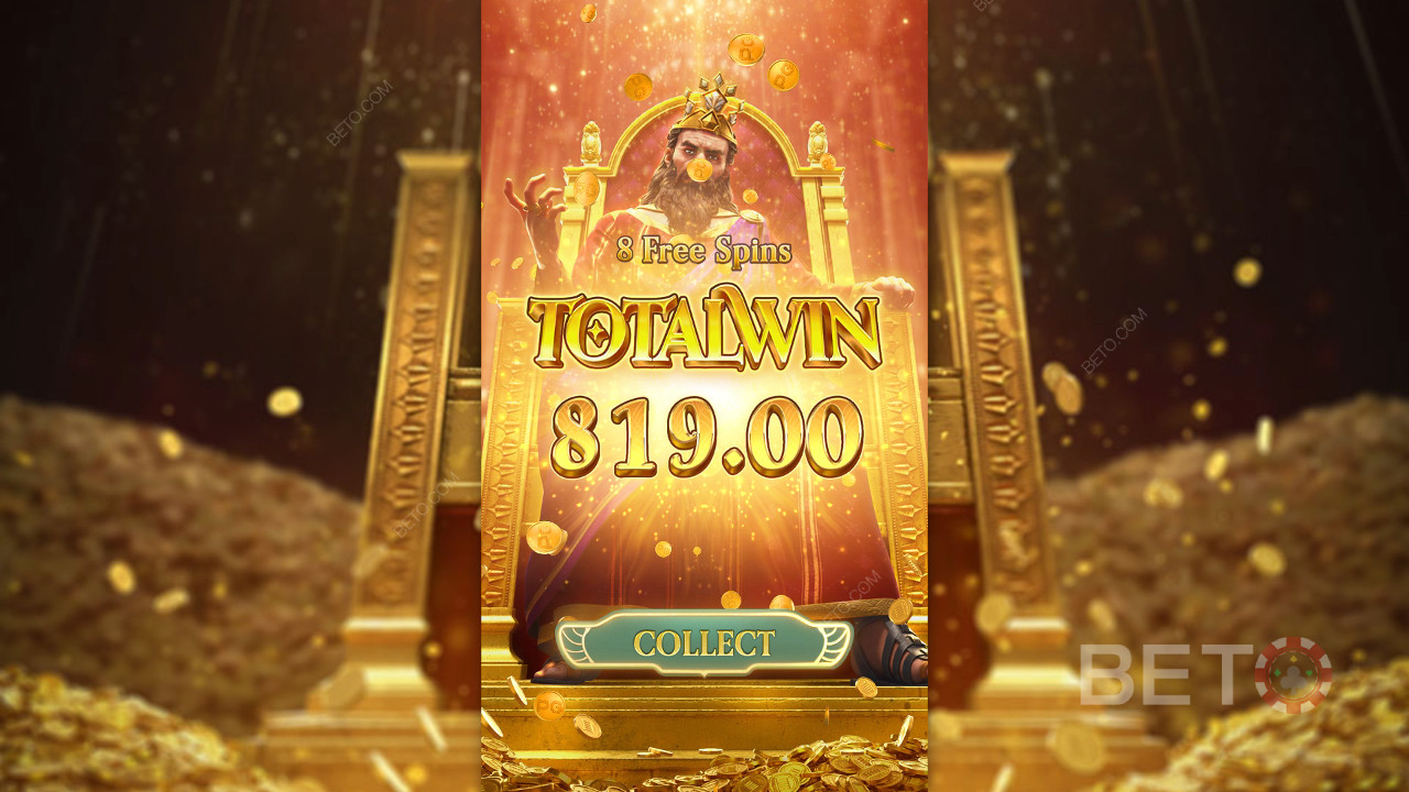 Vind 2.318 gange din indsats i Midas Fortune spilleautomaten!