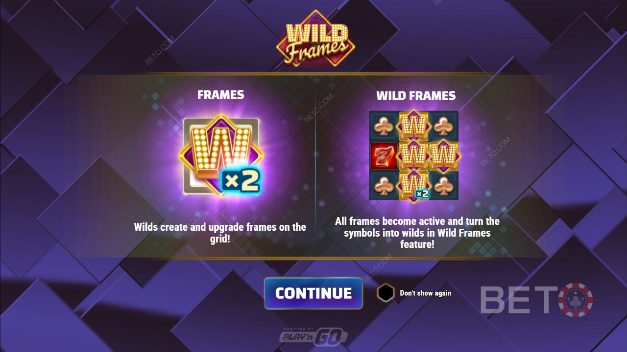 Spil Wild Frames og lær om de fede bonusfunktioner