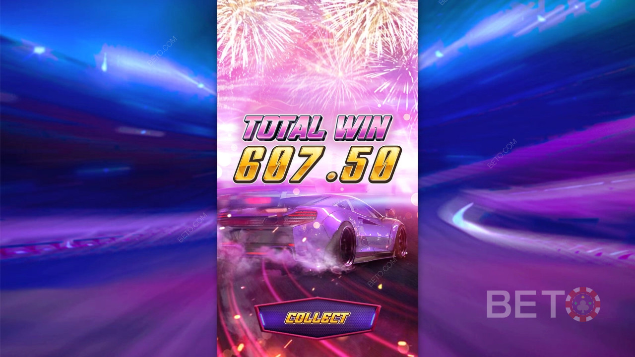 Vind 8.345 gange din indsats i Speed Winner spilleautomaten!