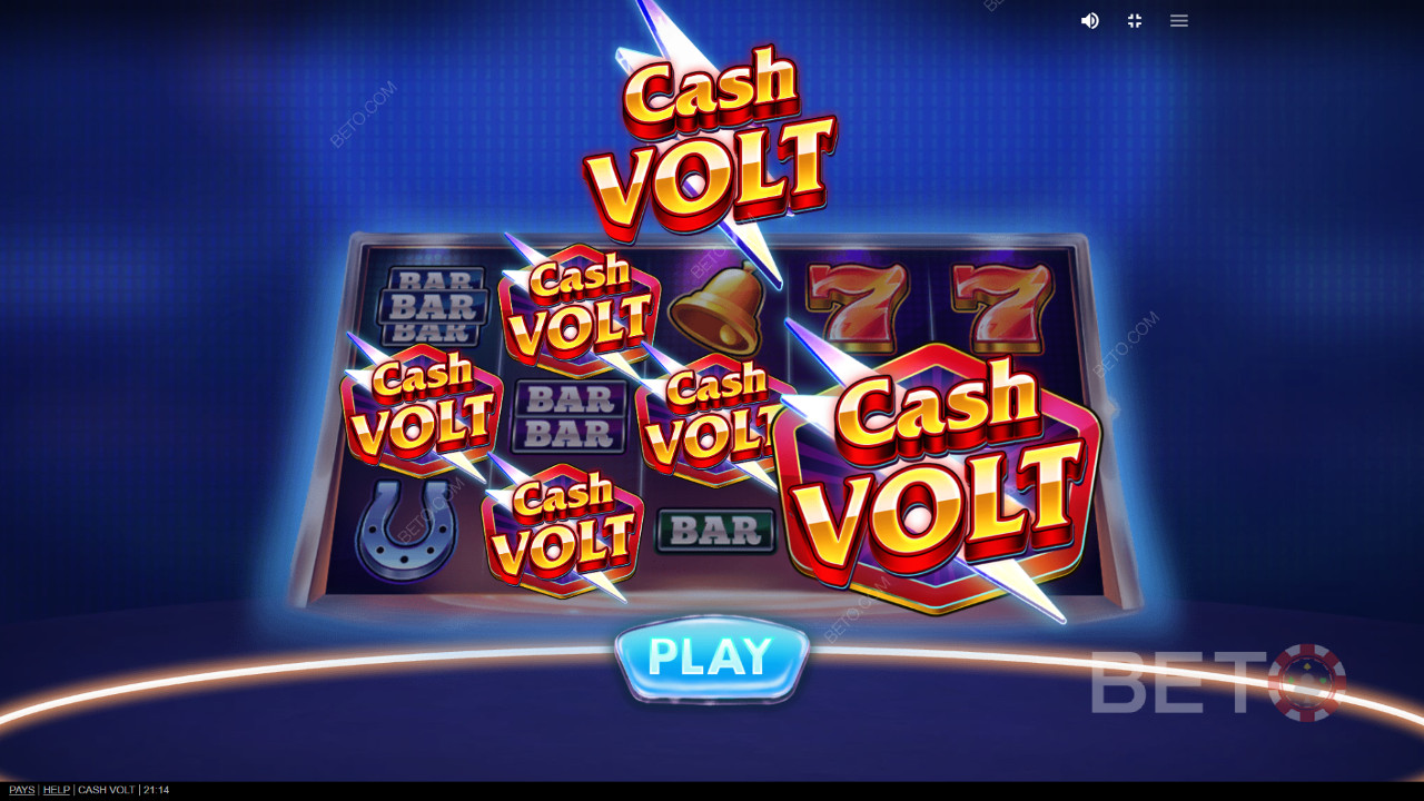 Spilleautomaten Cash Volt har en RTP på 95,71% og medium varians