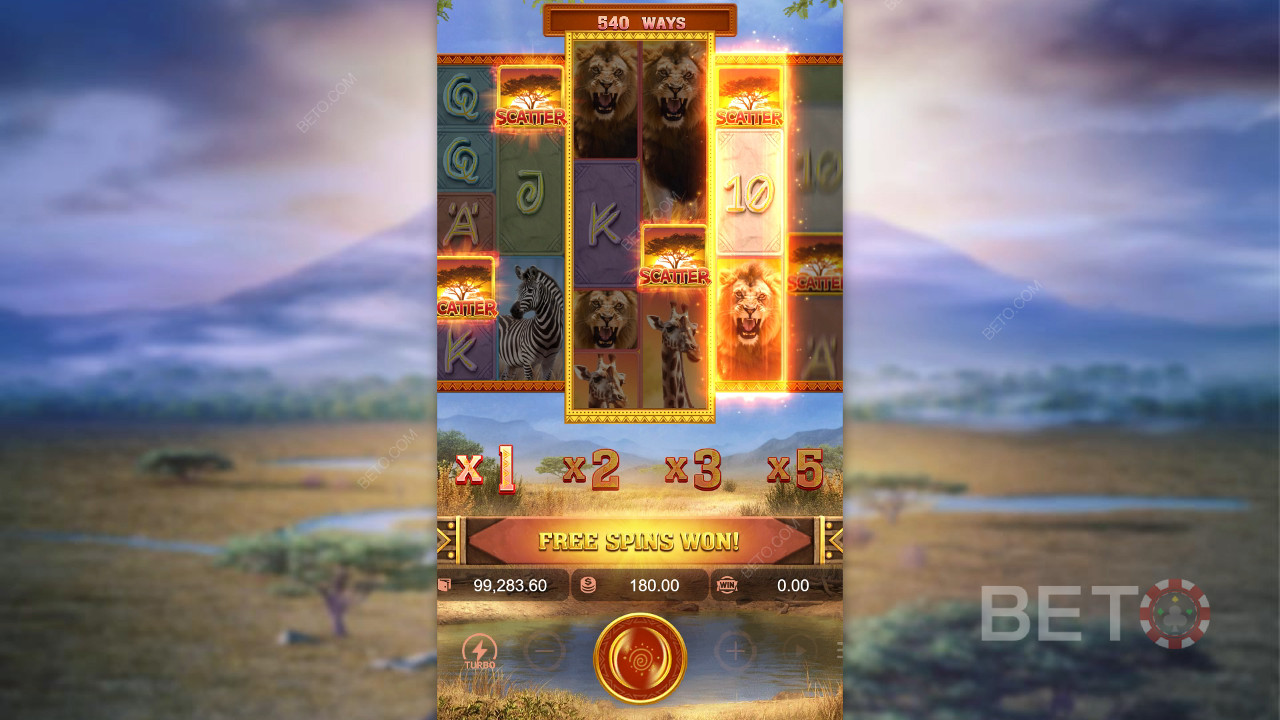 Safari Wilds anmeldelse af BETO Slots