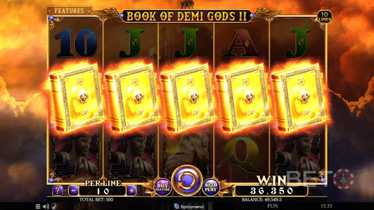Få en lukrativ gevinst i Book Of Demi Gods 2