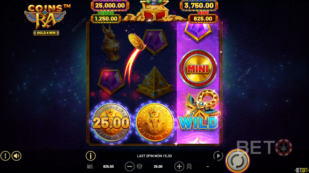 Anmeldelse af Coins of Ra hos BETO
