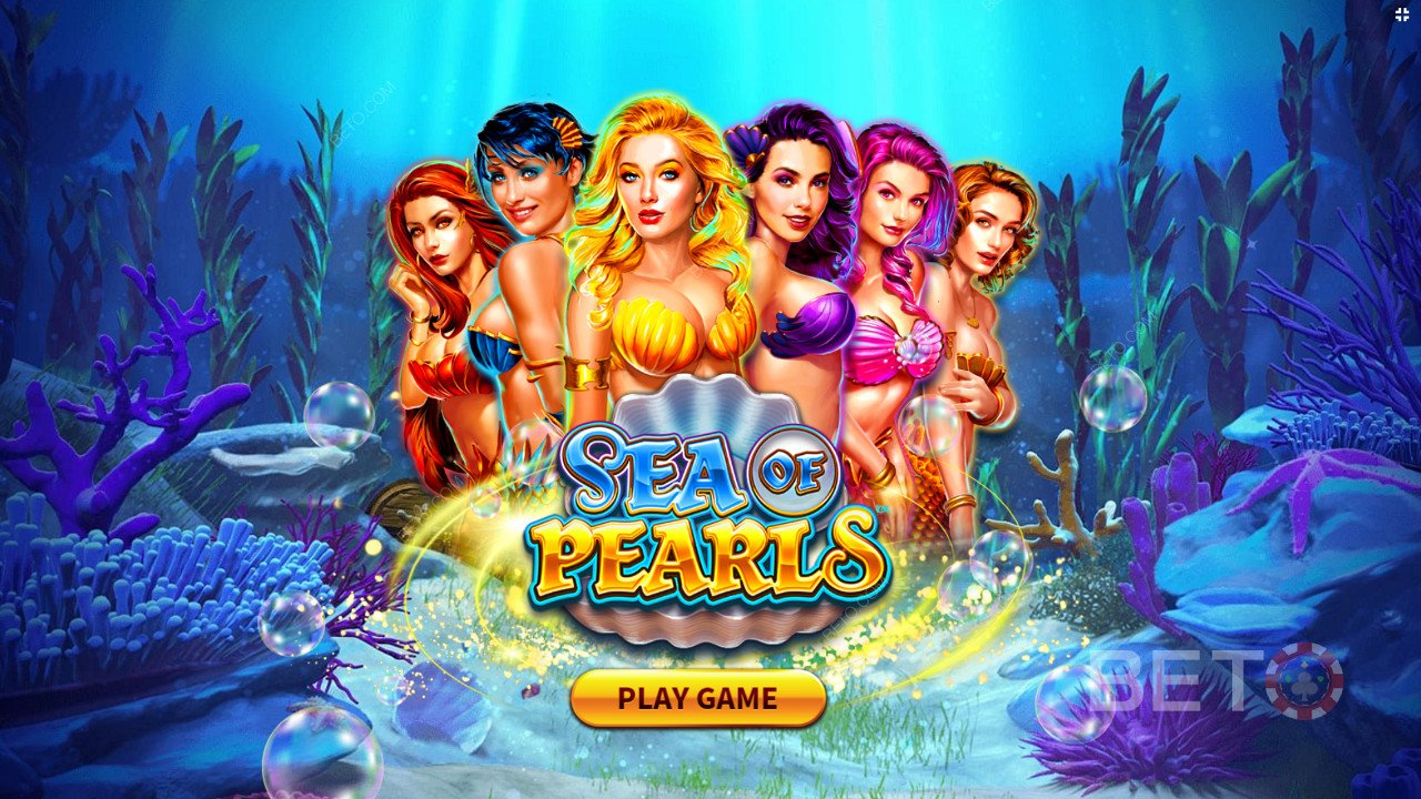 Nyd en masse funktioner på Sea of Pearls spilleautomaten