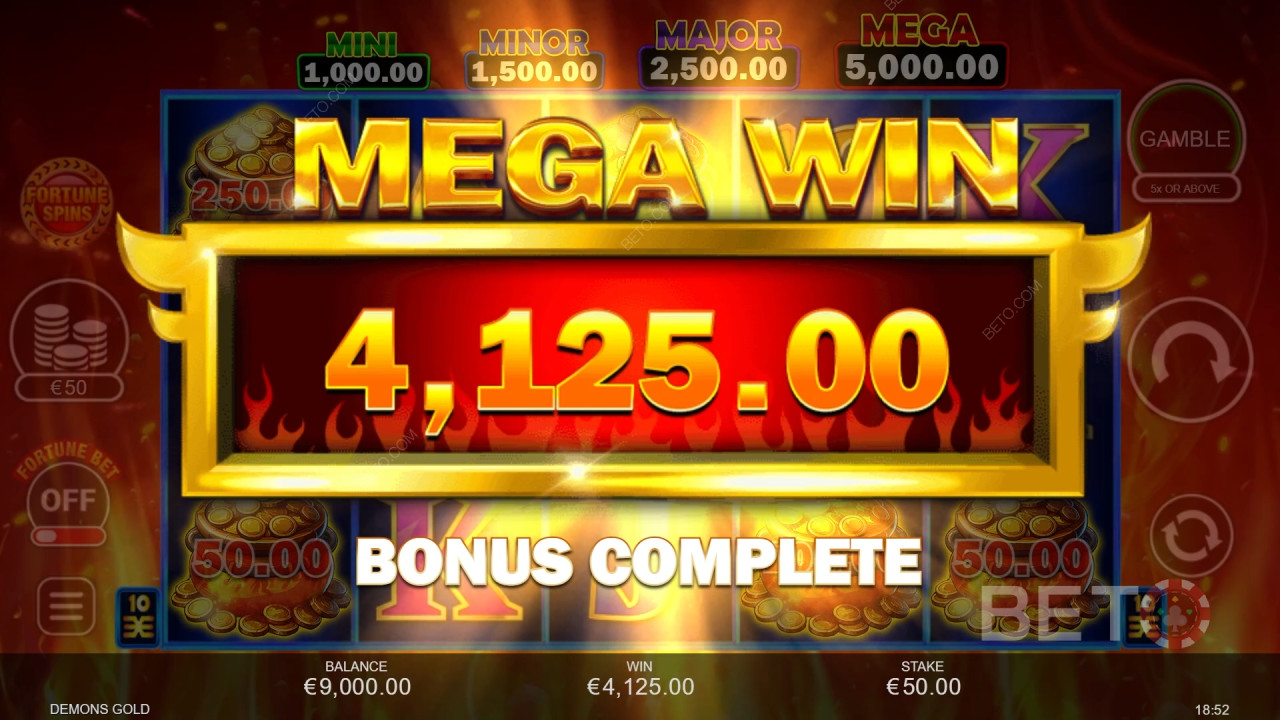 Vind 3.333 gange din indsats i Demon