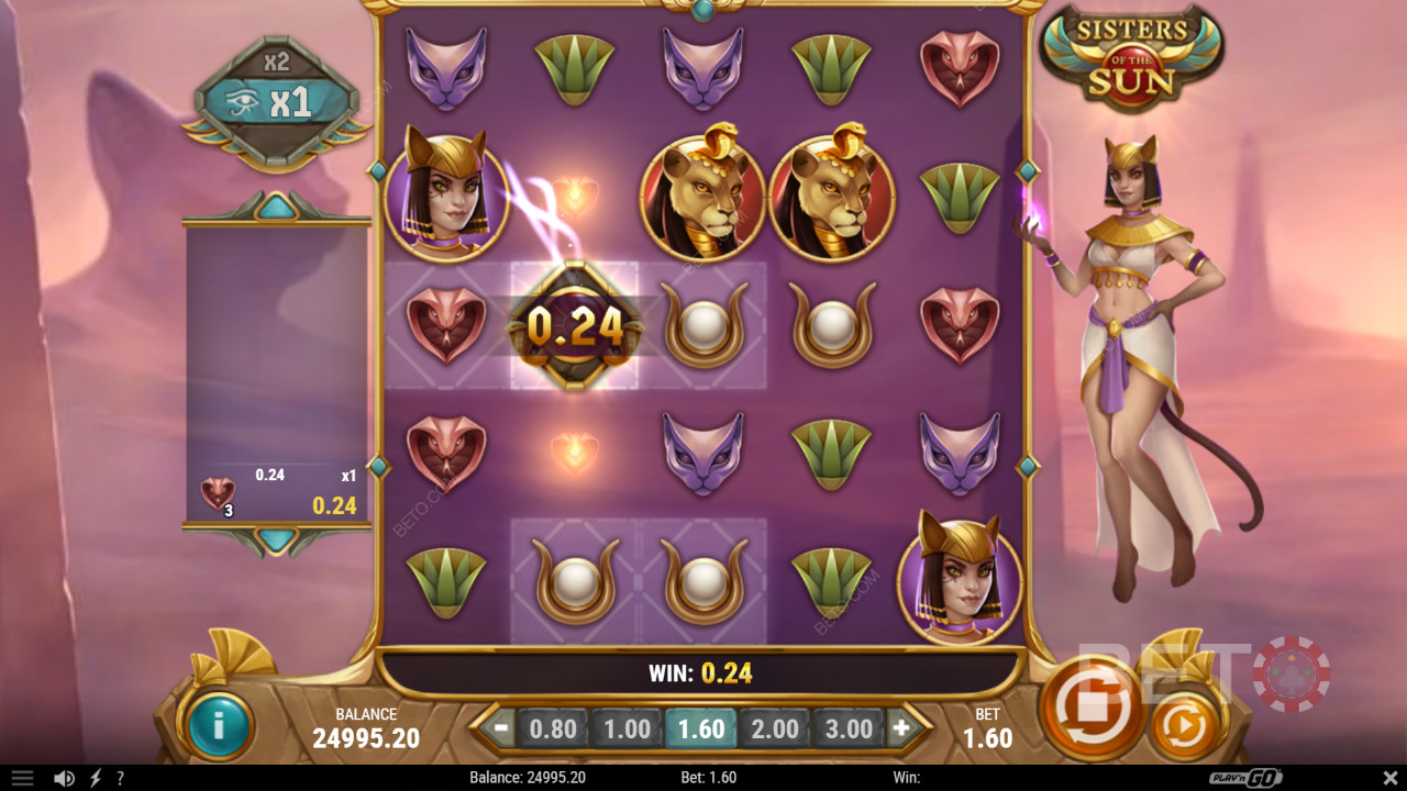 Skab Wilds ved at lande gevinster i basisspillet og i Freespins