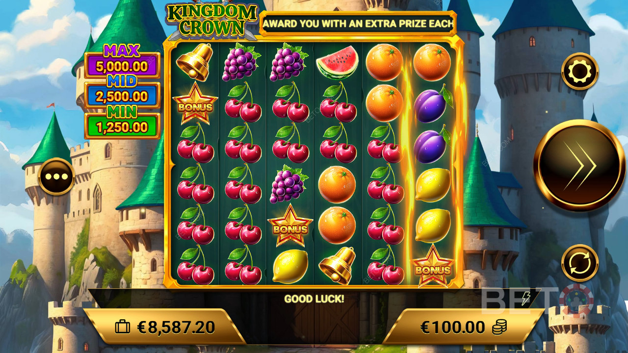 Anmeldelse af Kingdom Crown hos BETO
