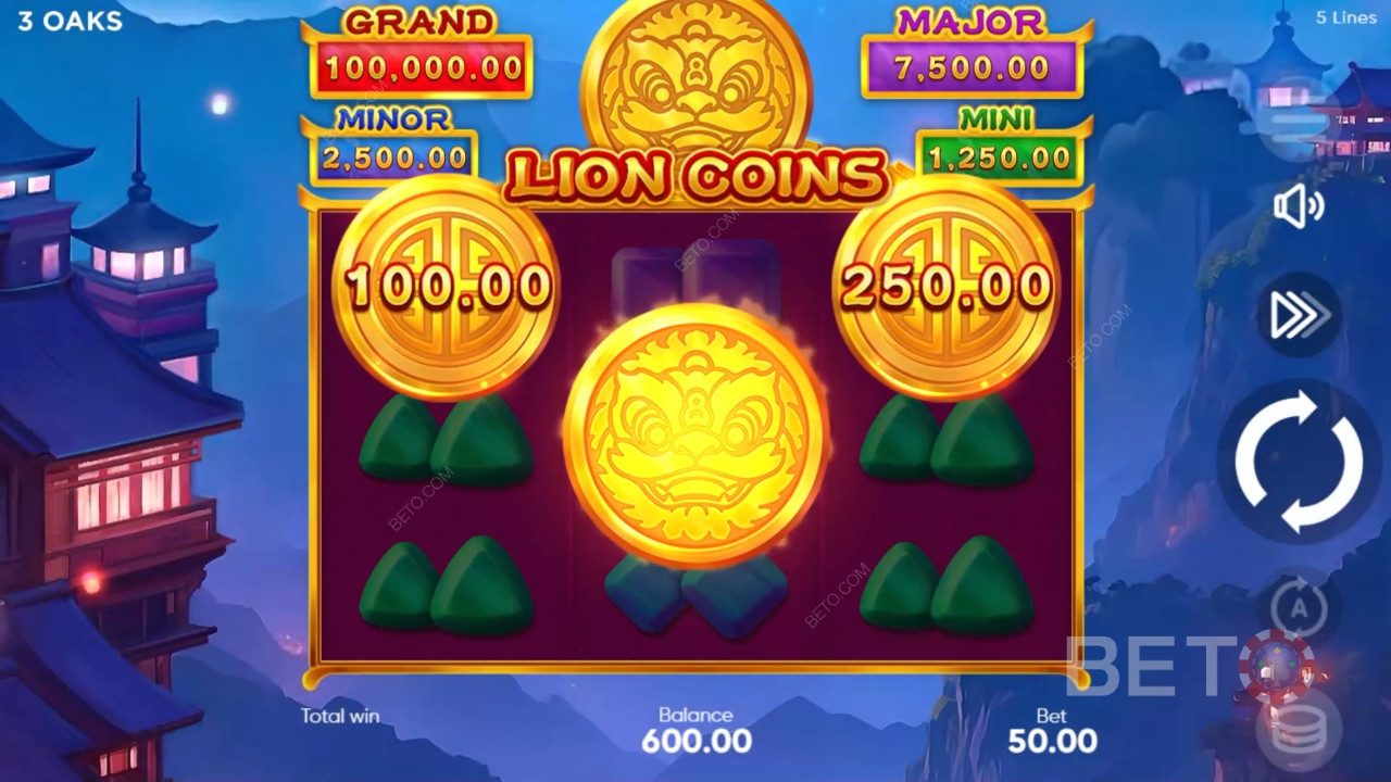 Løvemønter Anmeldelse af BETO Slots