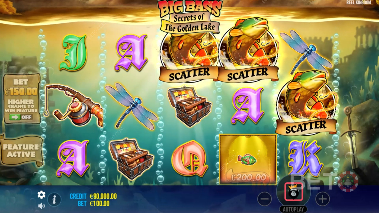 Big Bass Hemmeligheder fra Den Gyldne Sø på BETO Slots