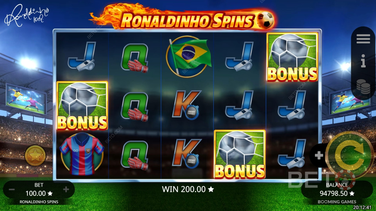 Ronaldinho Spins: Anmeldelse fra BETO Slots