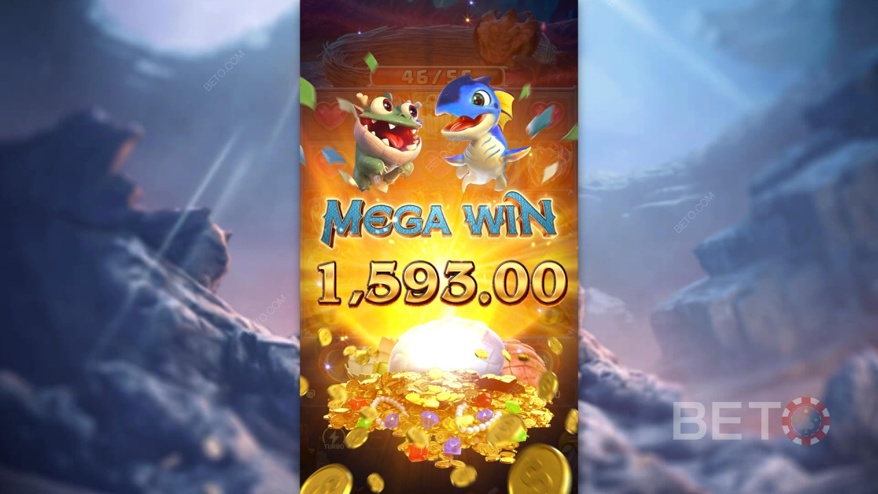 Vind 2.500 gange din indsats i Dragon Hatch 2 spilleautomaten!