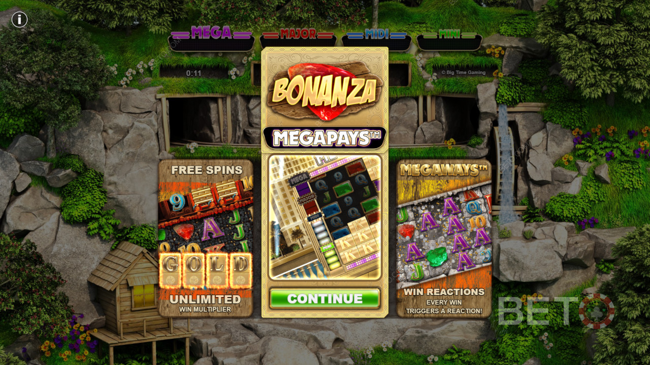 Den største af de 4 progressive jackpots er Mega Jackpot fra 300.000 €