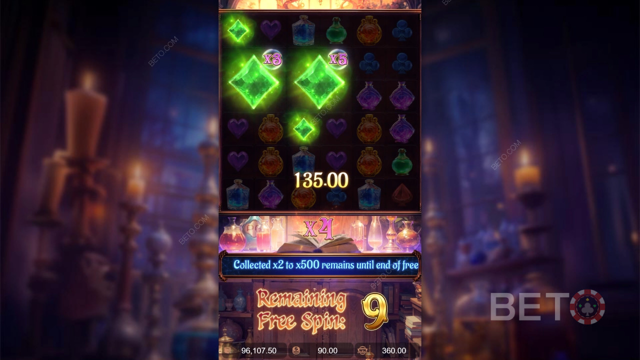 Sådan spiller du Mystic Potion fra PG Soft