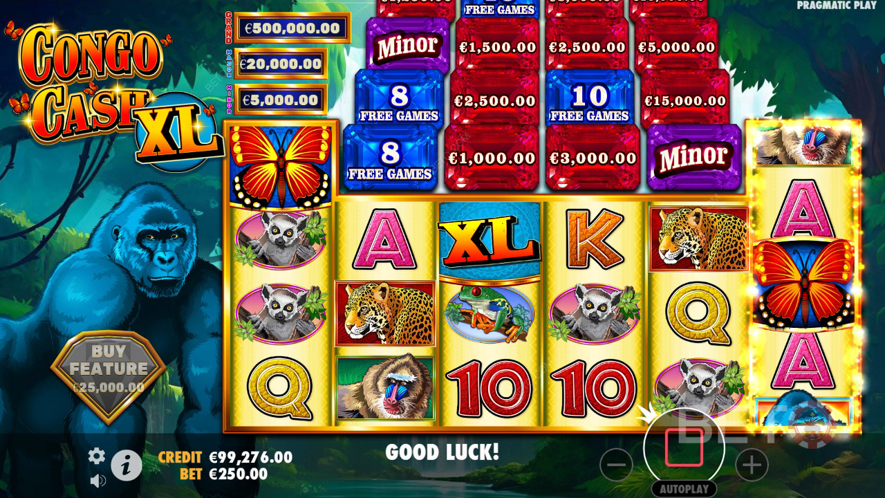 Congo Cash XL Anmeldelse fra BETO Slots