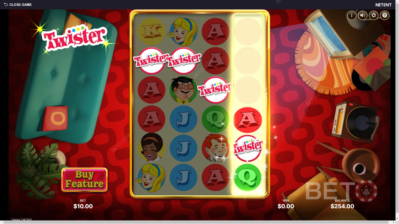 Twister anmeldelse fra BETO Spilleautomater