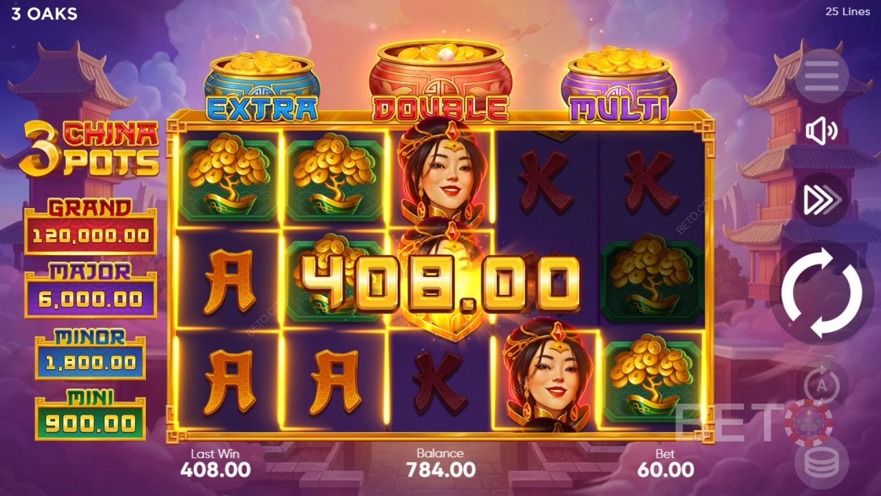 3 Kina Krukker Anmeldelse af BETO Slots