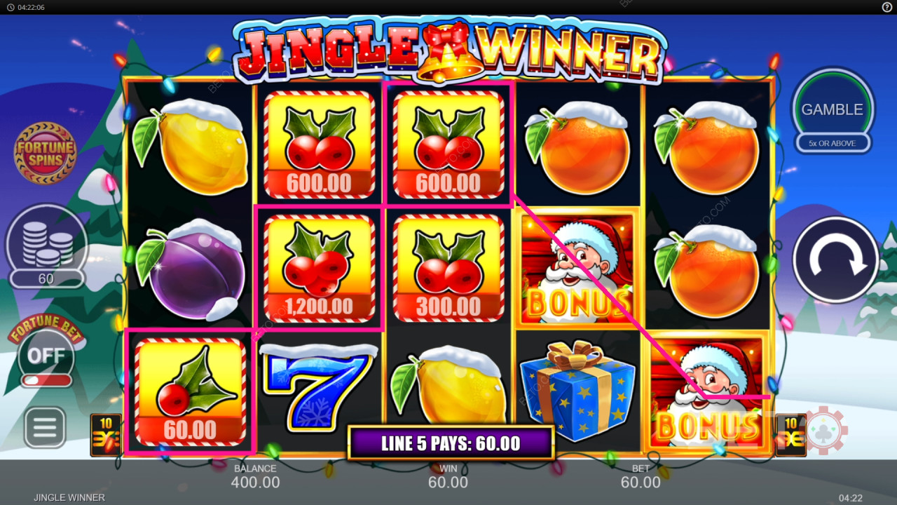 Sådan spiller du Inspired Gamings Jingle Winner