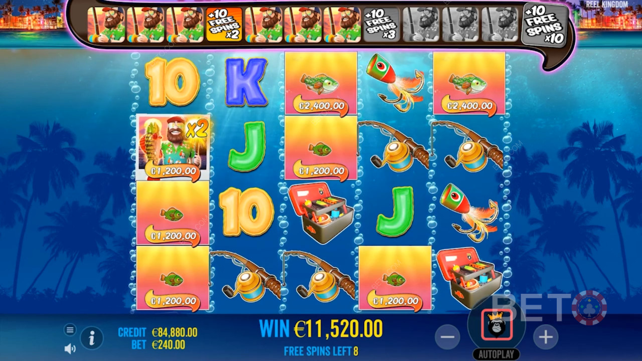 Fang Wilds og udløs Free Spins i Bigger Bass Bonanza slot