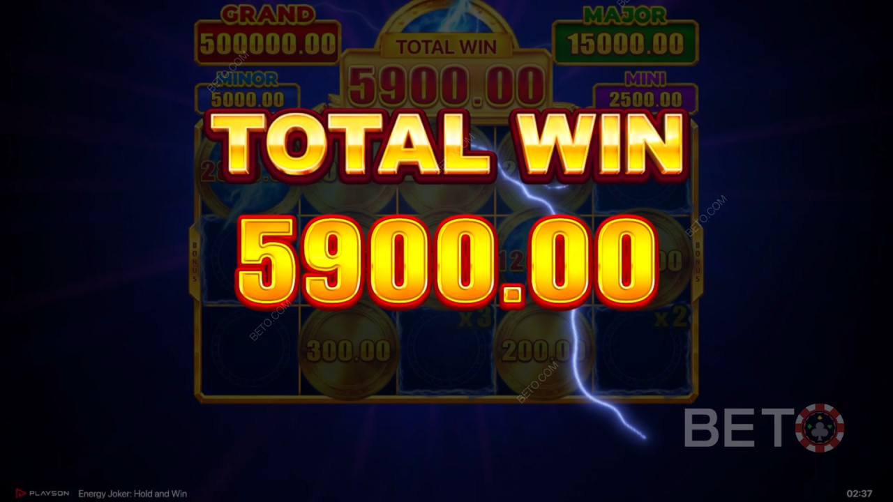 Vind 5.000 gange din indsats i Energy Joker spilleautomaten!