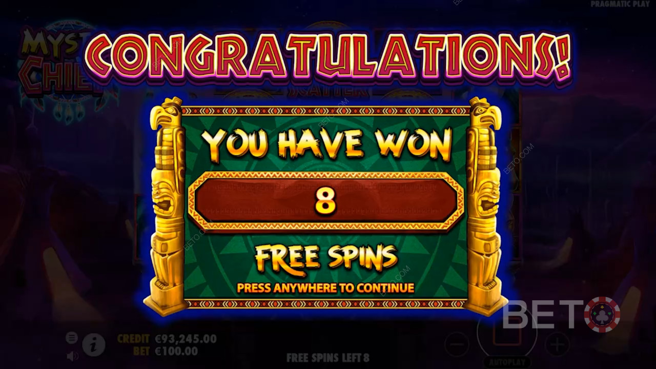Vind gratis spins i denne spilleautomat