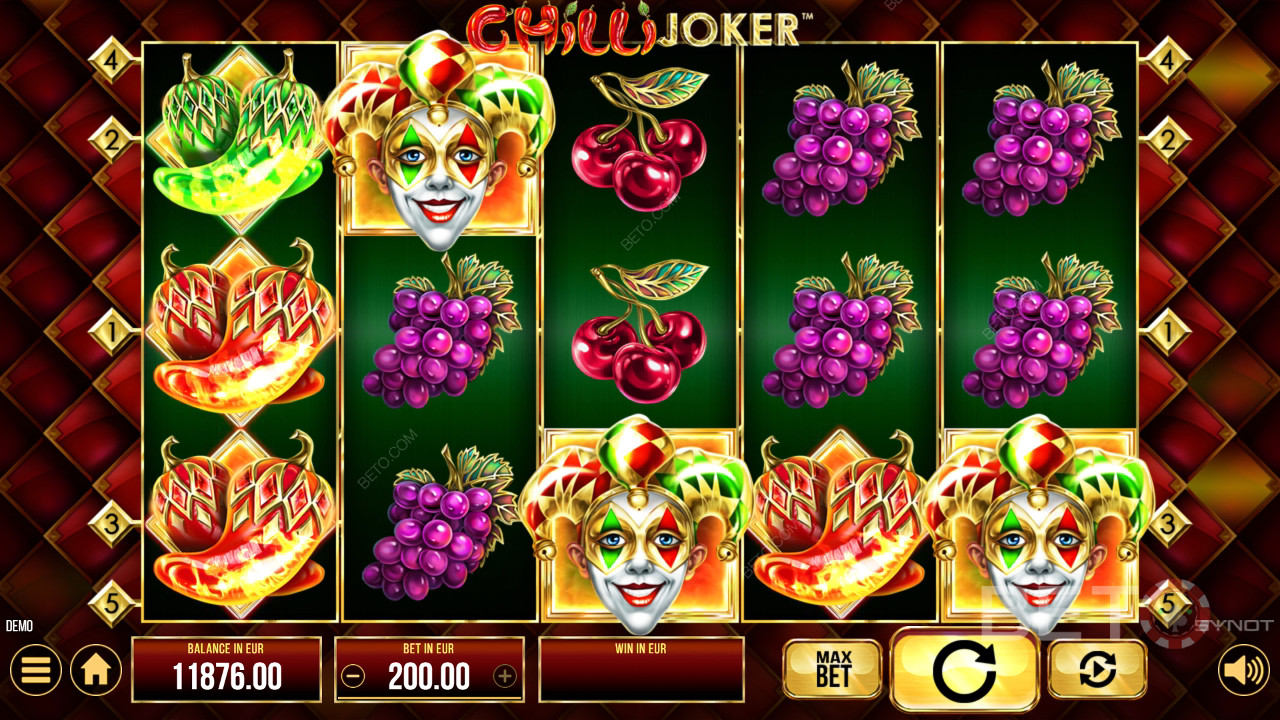 Chilli Joker: Anmeldelse fra BETO Slots
