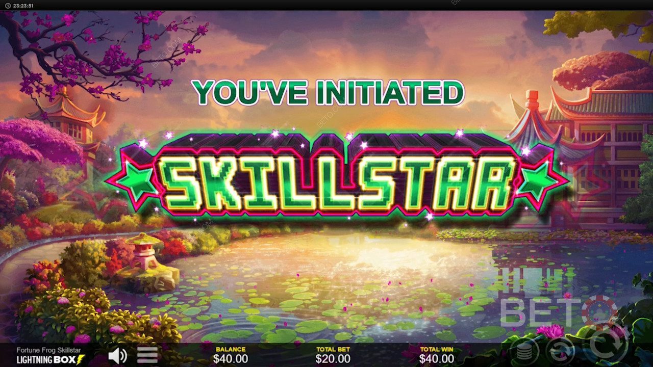 Spil Fortune Frog Skillstar og få adgang til gratis spins