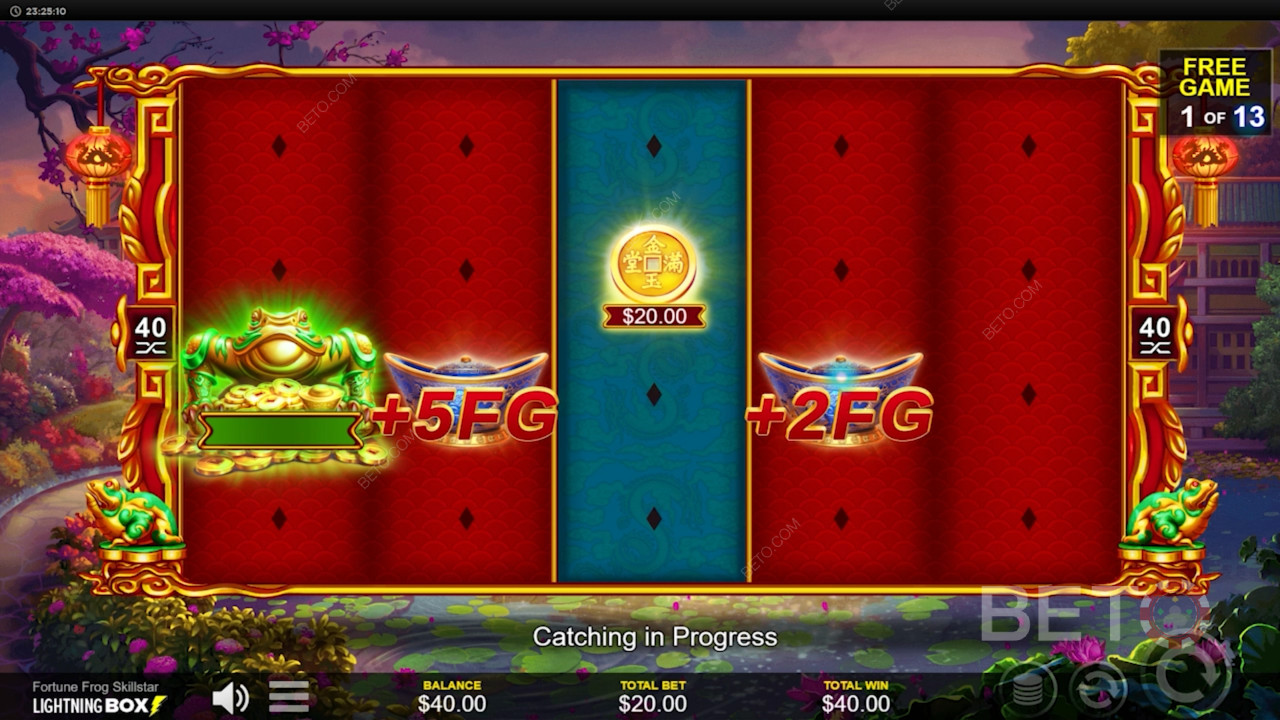 Særlige funktioner og gratis spins i Fortune Frog Skillstar spilleautomat