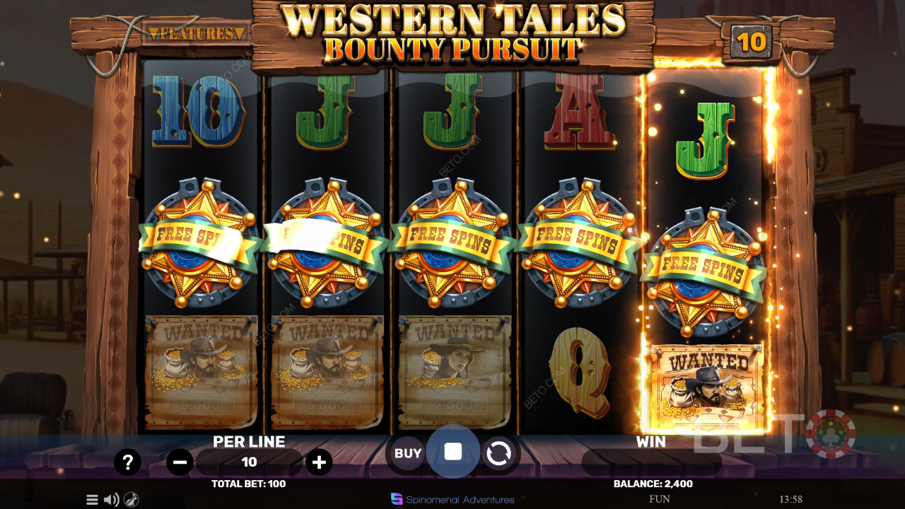 Western Tales - Dusørjagt anmeldt af BETO Slots