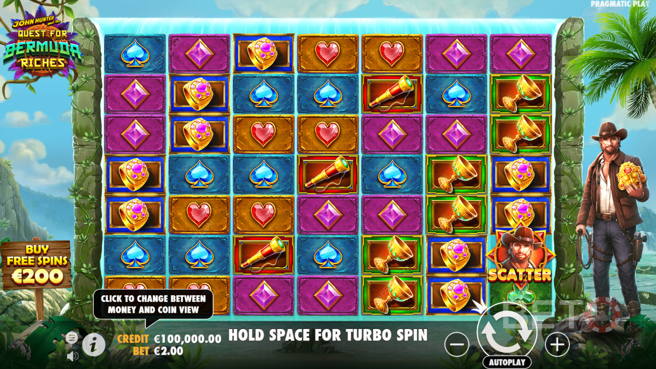 Køb Gratis Spins for 100x din indsats med Køb Gratis Spins-funktionen