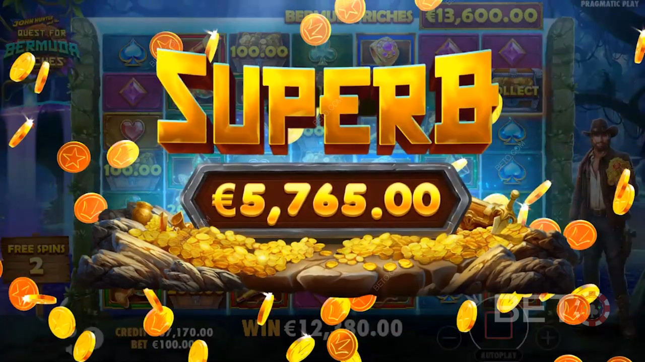 Få store gevinster i gratisspinnene