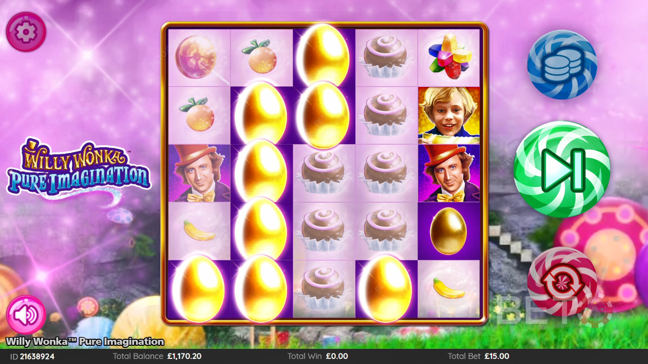 Willy Wonka Ren Fantasi: Anmeldelse fra BETO Slots