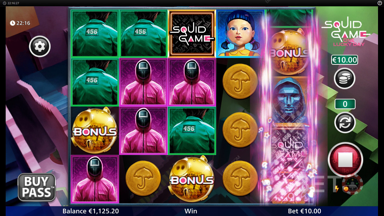 Squid Game - En Heldig Dag Anmeldelse af BETO Slots