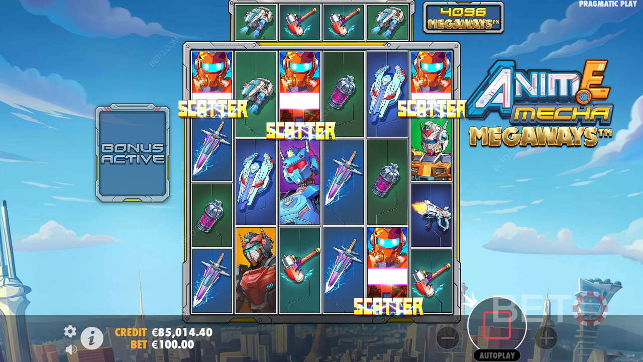 Anime Mecha Megaways Anmeldelse fra BETO Slots