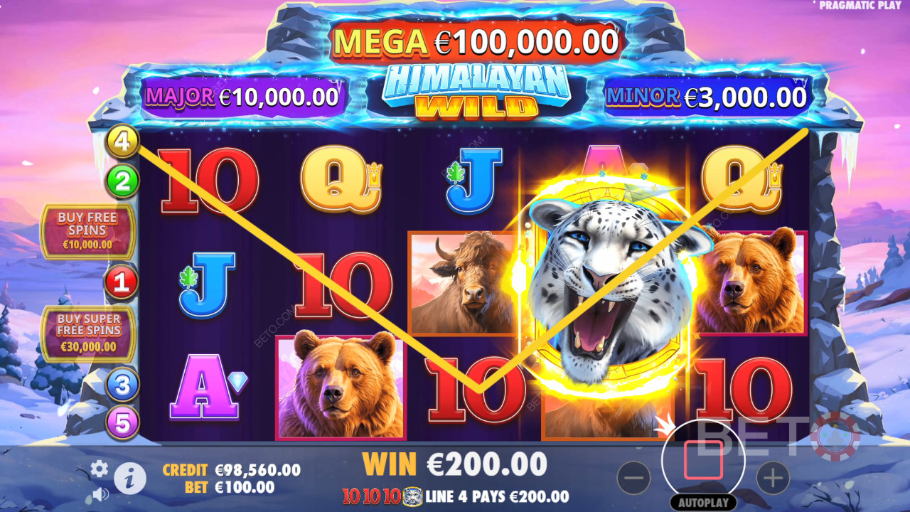 Himalayan Wild anmeldelse fra BETO Slots