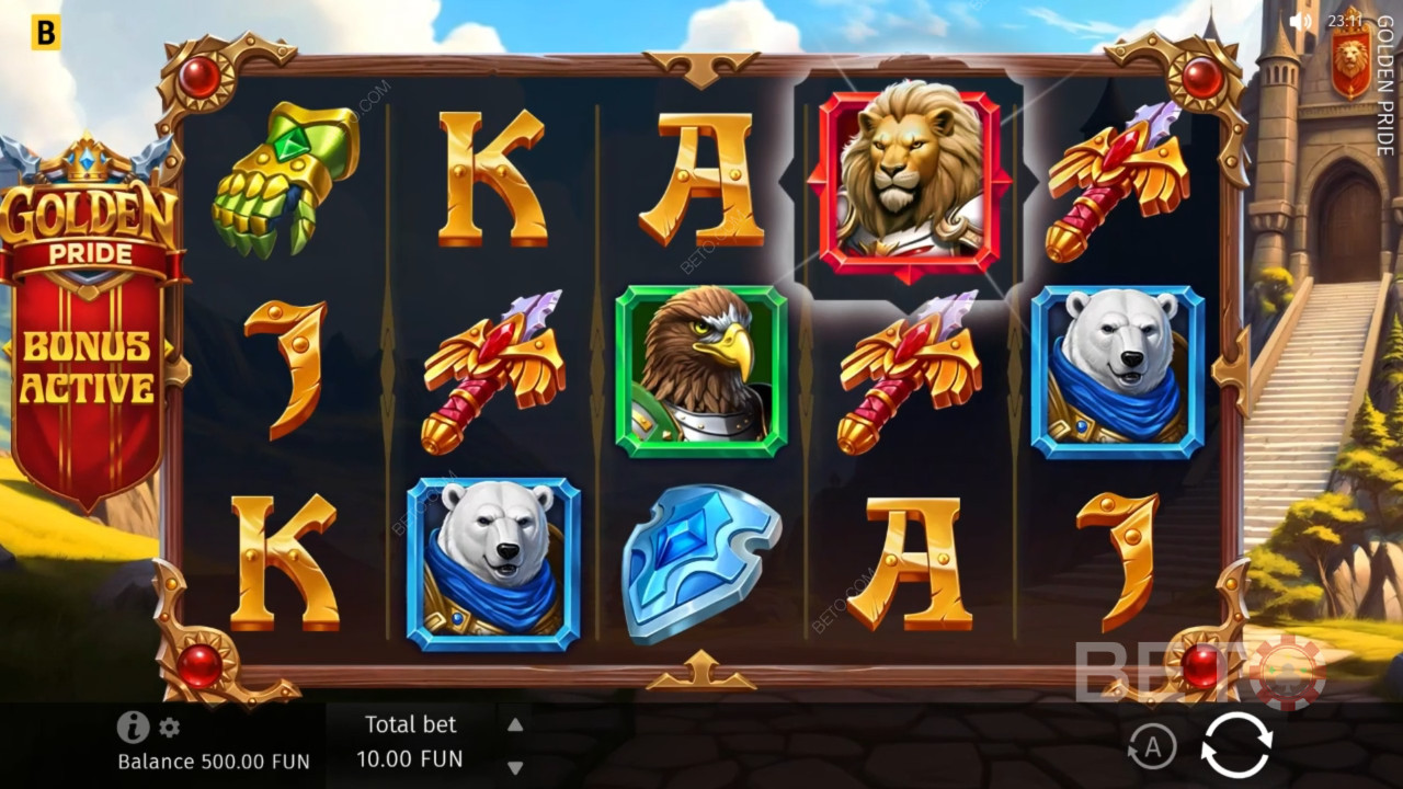 Anmeldelse af Golden Pride på BETO Slots