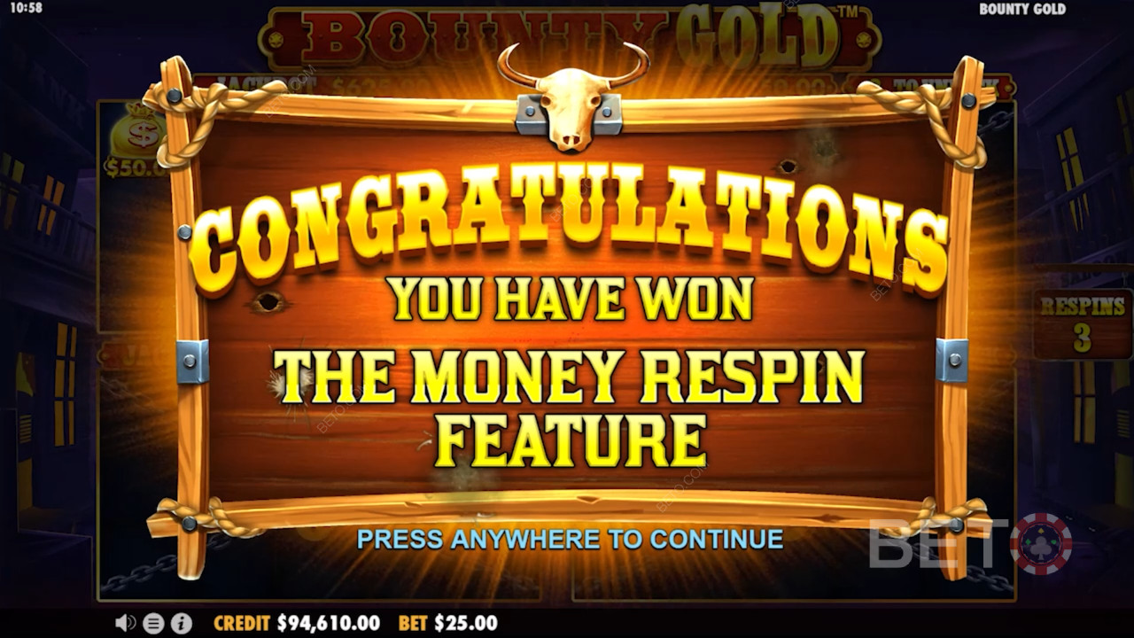 Vind generøse gratisspins i Bounty Gold
