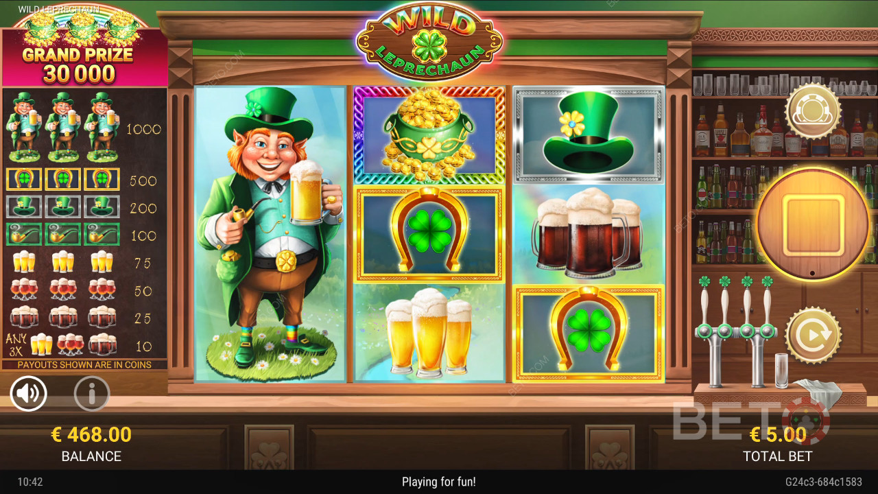 Vild Leprechaun: Anmeldelse fra BETO Slots