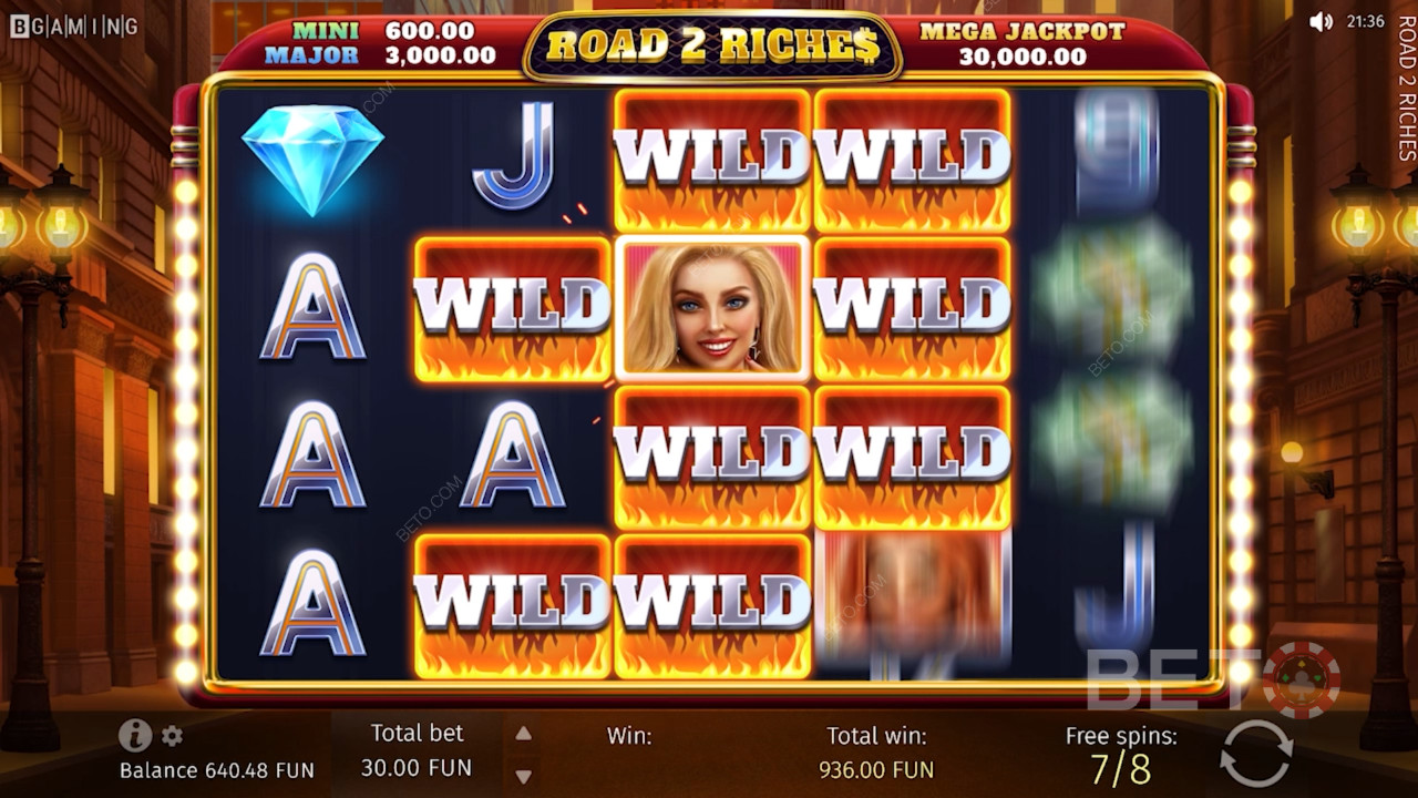 Masser af wilds i Road 2 Riches