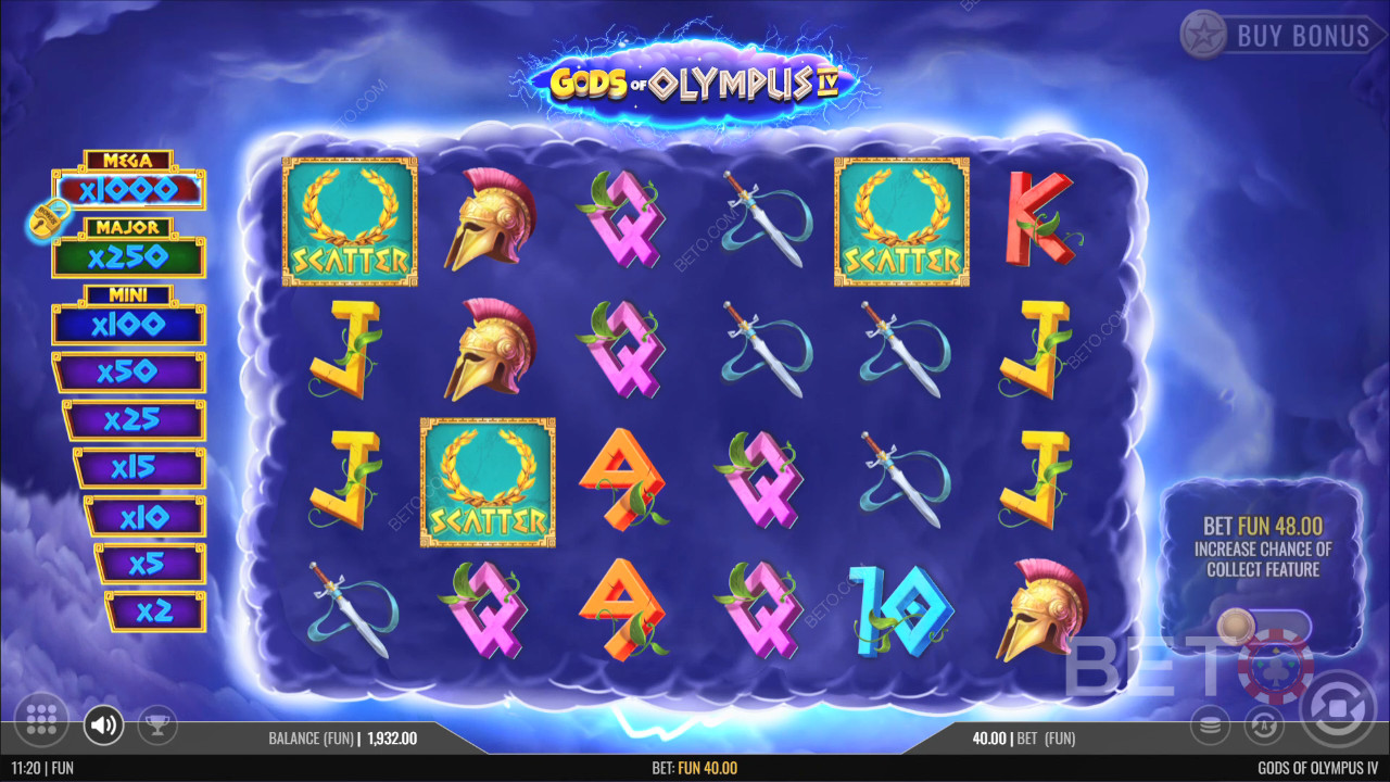 Olympens Guder IV: Anmeldelse fra BETO Slots