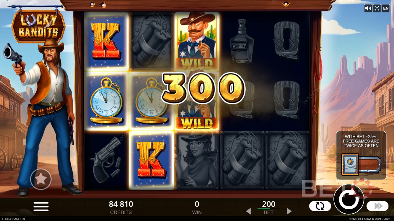 Anmeldelse af Lucky Bandits på BETO Slots